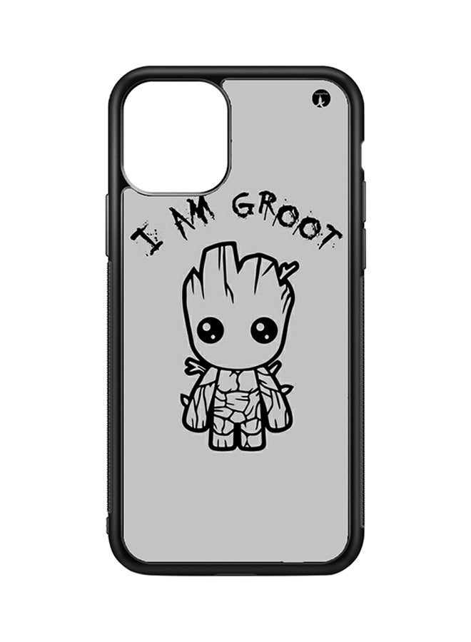 BP Protective Case Cover For iPhone 11 Pro Max Groot (Black Bumper)