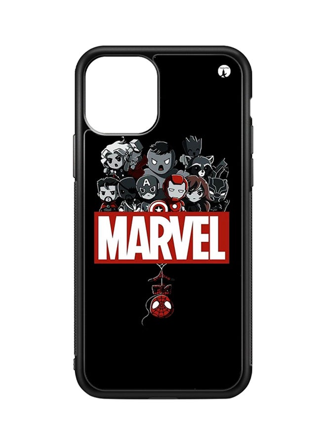 BP Protective Case Cover For iPhone 11 Pro Max Marvel (Black Bumper)