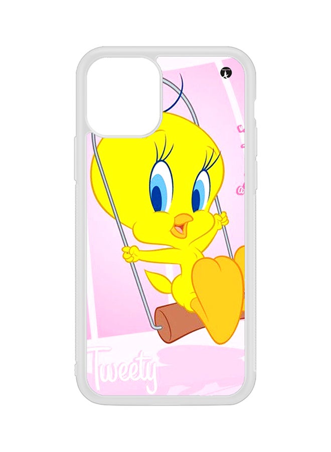 غطاء حماية واقٍ لهاتف أبل آيفون 11 برو ماكس وردي/أصفر