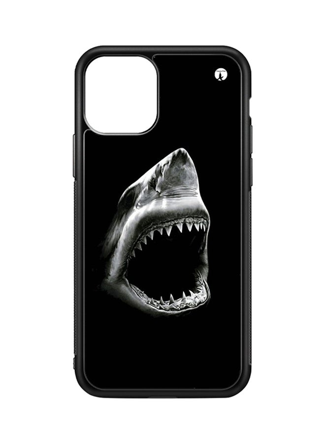 BP Protective Case Cover For iPhone 11 Pro Max A Shark (Black Bumper)