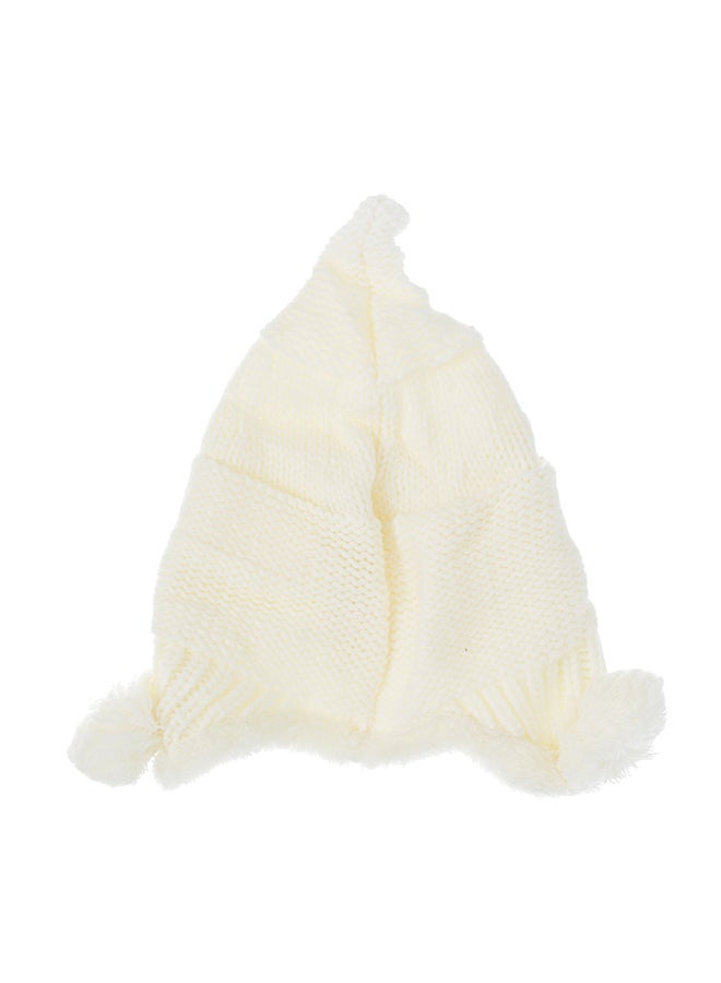 Generic - Regular Fit Knitted Beanie White - Image 1