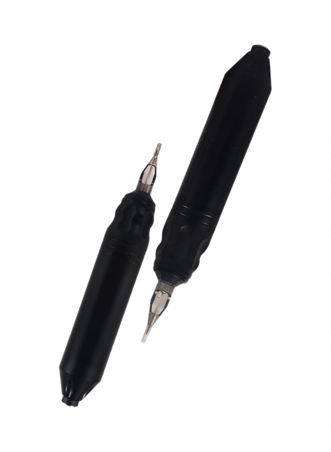 ماكينة تاتو كهربائية احترافية على شكل قلم أسود - Image 2