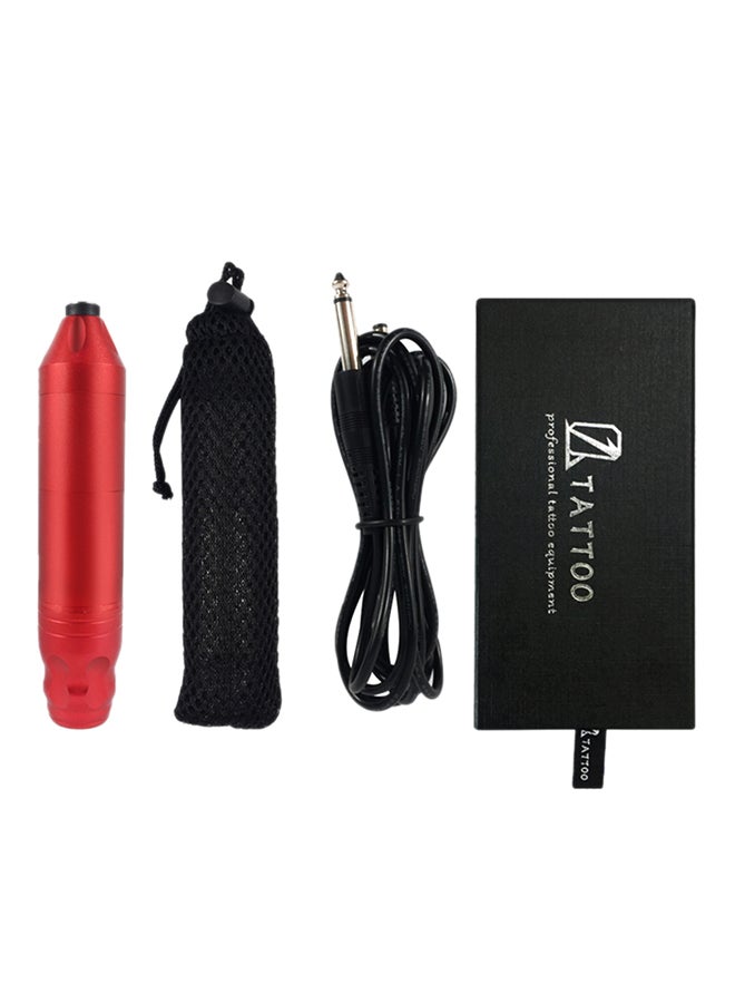 Professional Pen Shader Tattoo Machine Motor Electric Tool Black/Red - Image 1
