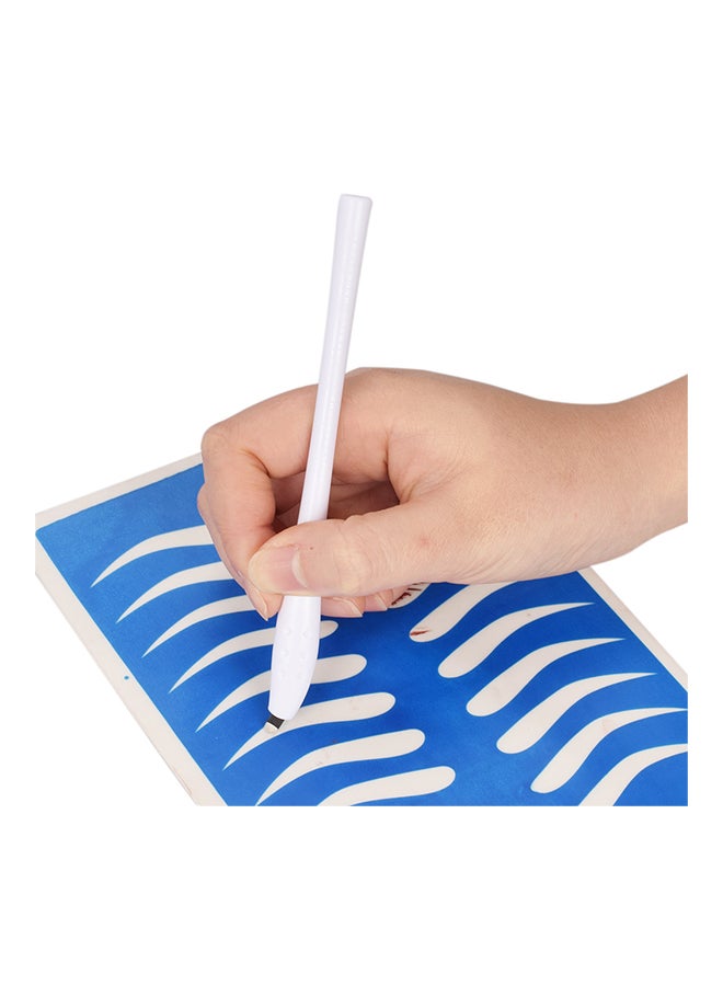 Generic 10-Piece Disposable Tattoo Pens With 18U Microblading Needles White  - Image 3