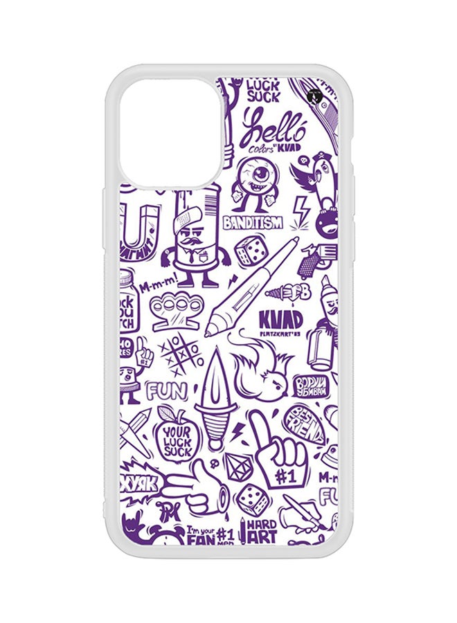 BP Protective Case Cover For Apple iPhone 11 Pro Max White/Purple