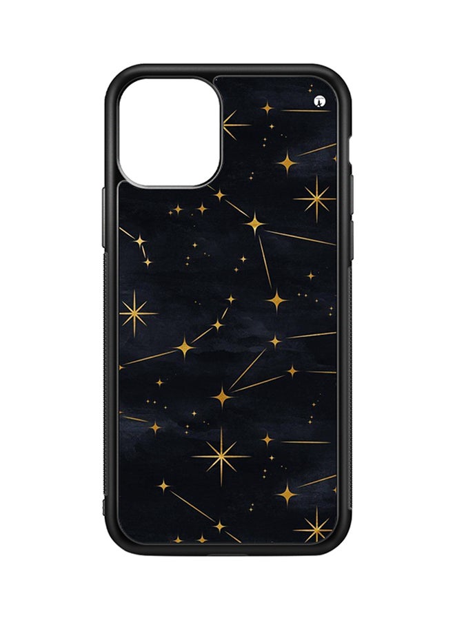 BP Protective Case Cover For Apple iPhone 11 Pro Max Stars (Black Bumper)