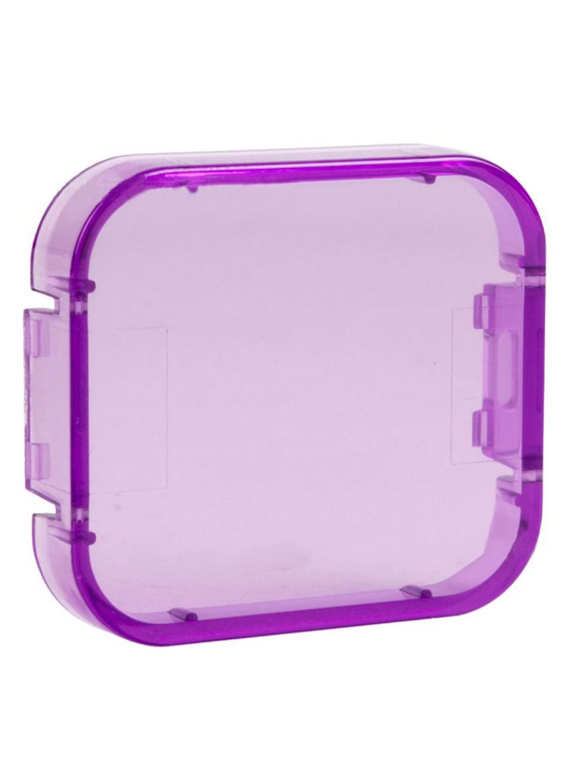 Underwater Protective Lens Cover Cap Purple  - Image 1