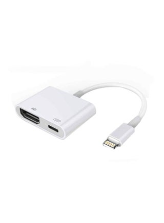 Lightning To HDMI Audio Adapter For iPhone White - v1582087618/N34264118A_1