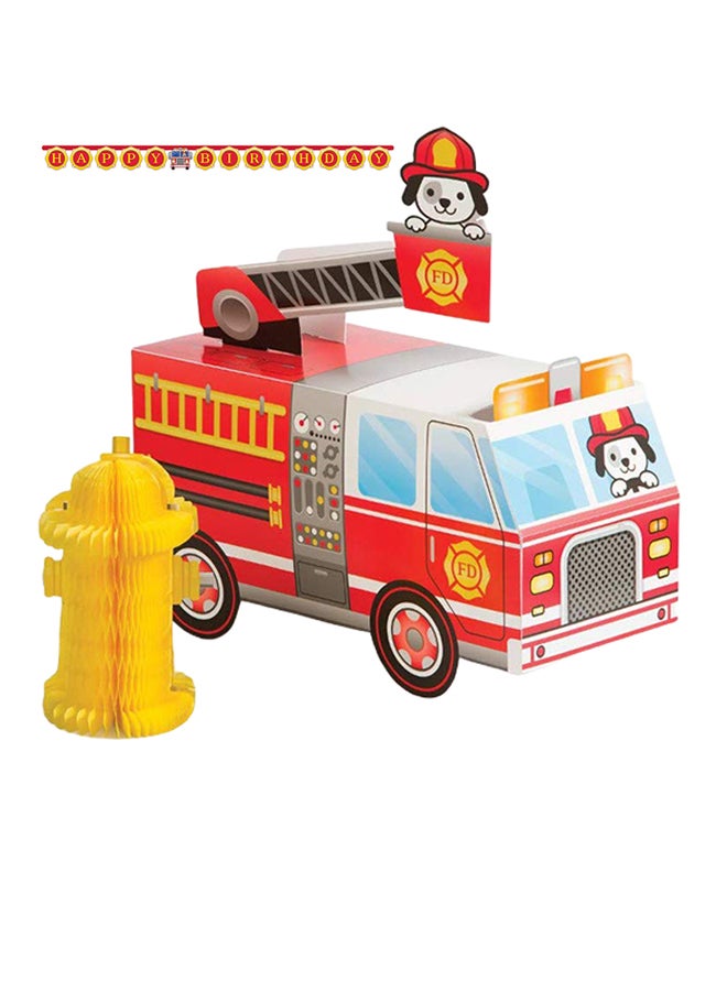 كرييتف كونفيرتينج طقم زينة بتصميم شاحنة إطفاء - Image 2