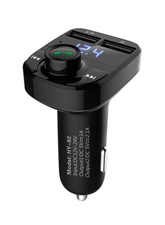 شاحن USB ومشغل MP3 للسيارة أسود - Image 2