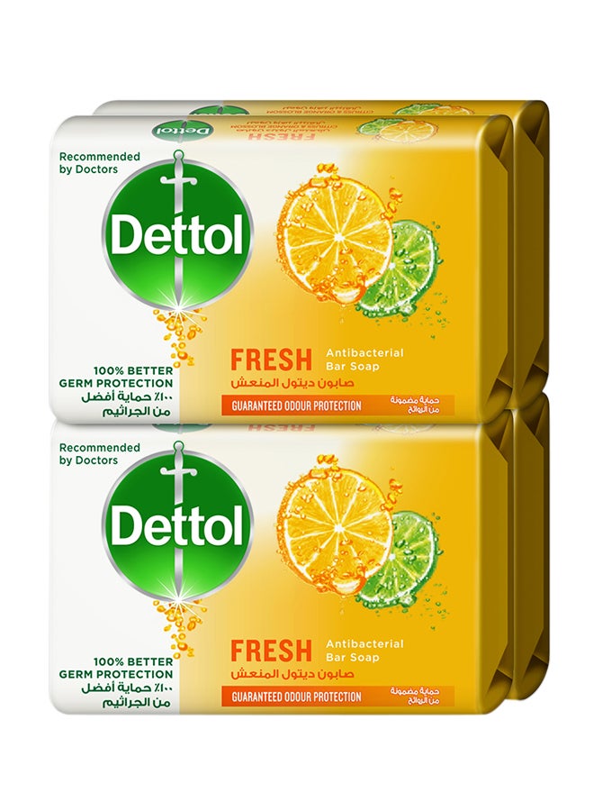 Fresh Anti Bacterial Bar Soap 120g 2 + 2 Free 120grams