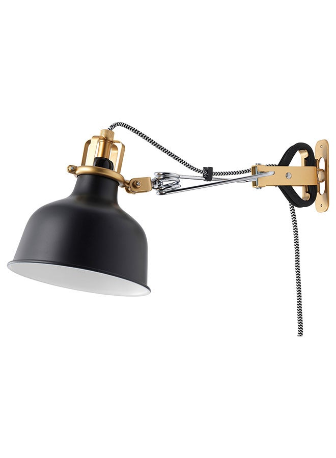 RANARP Led Wall Lamp Black 14x34x12cm - Image 1