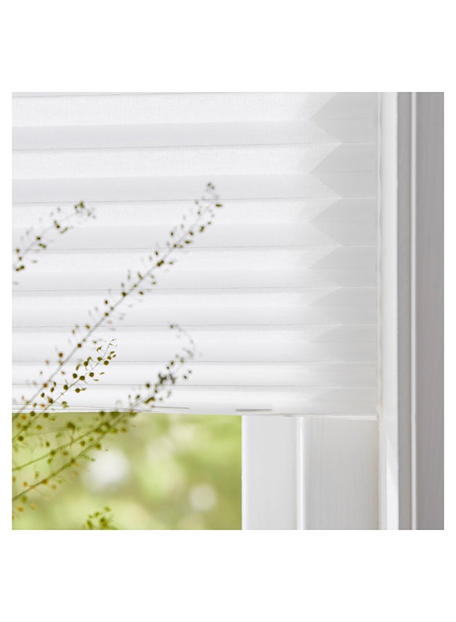 Generic - Pleated Blind White 190x90centimeter - Image 1