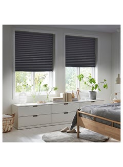 Generic Block-Out Pleated Blind Grey 190x100centimeter  - Image 2