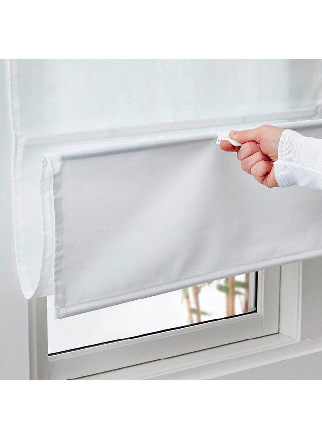 ستائر رومانية أبيض 160x120سم - Image 3