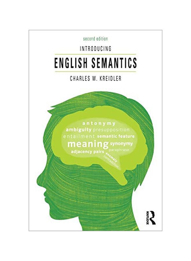 Introducing English Semantics Paperback English by Charles W. Kreidler - 41497 