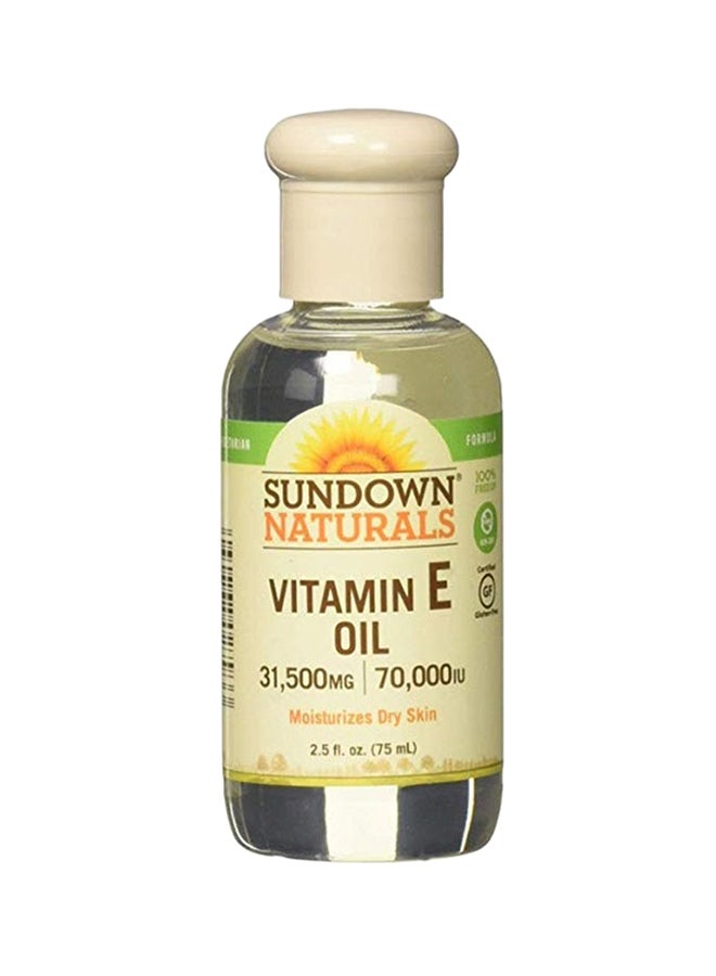 Sundown Vitamin E Body Oil 75ml - Image 1