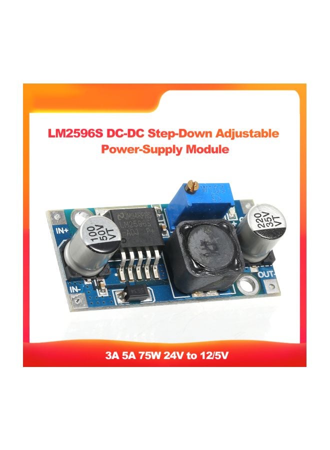 Generic DC To DC Step-Down Power-Supply Module Blue/Silver 7.5x3.5x3.5cm  - Image 4