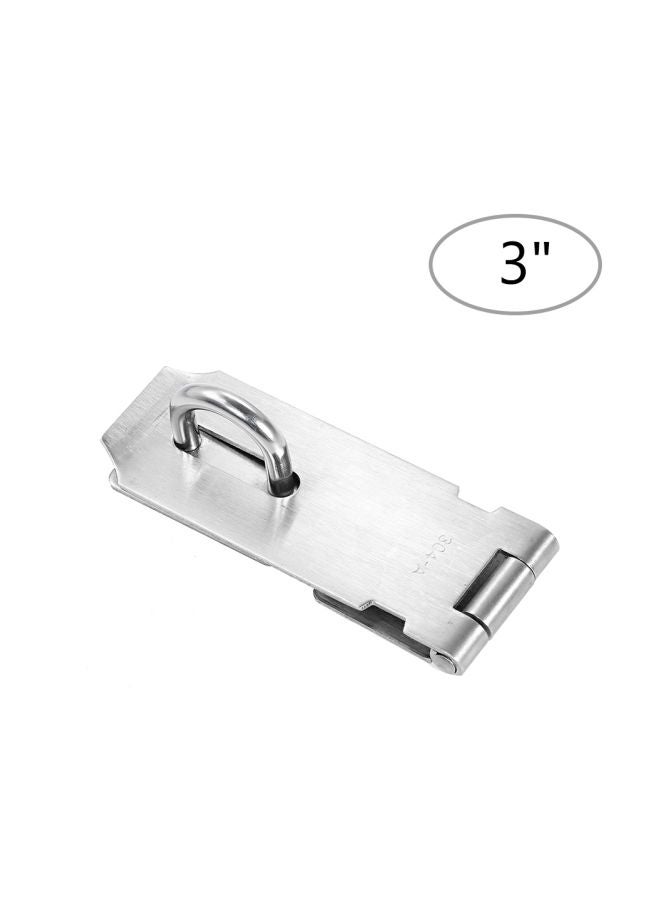 Stainless Steel Padlock Hasp Silver  - Image 2