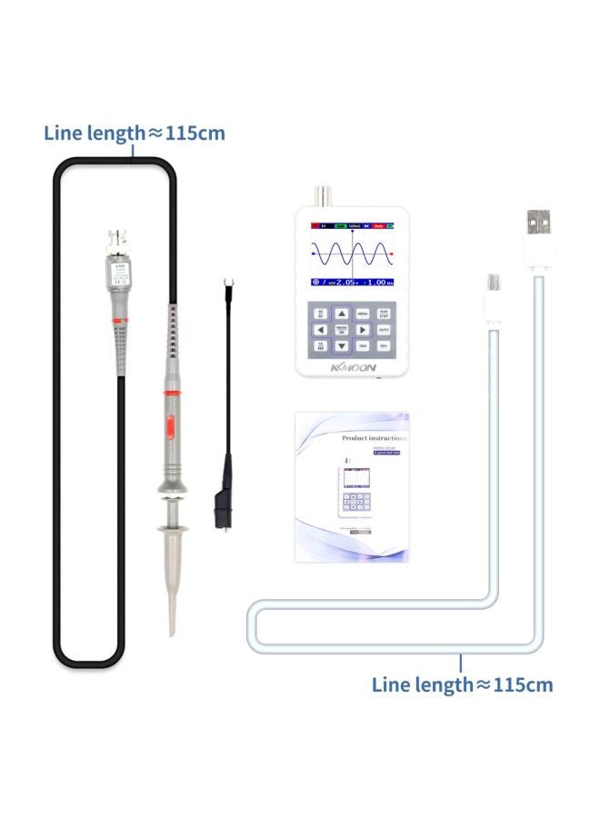 KKmoon - Digital Mini Oscilloscope White/Grey - Image 1