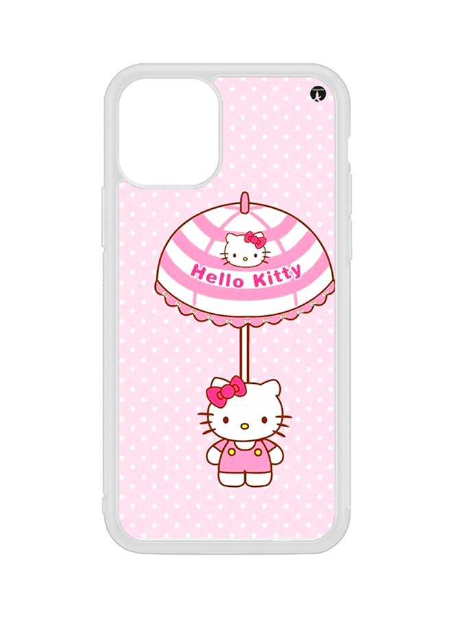 بي بي غطاء حماية واقٍ لهاتف أبل أيفون 11 برو ماكس وردي/ أبيض/ بني