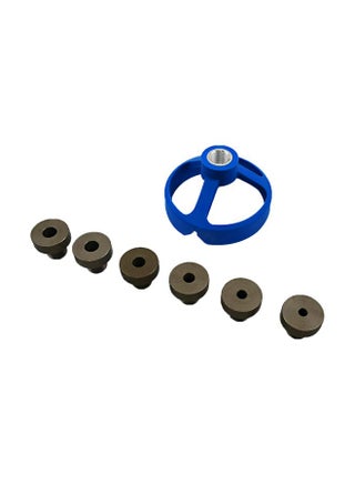 9-Piece Woodworking Tool Drill Guide With Drill Bushing Set Blue - v1582099296/N34847094A_1