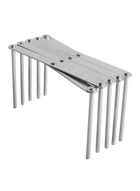 Storage Rack Silver 13x6x8cm