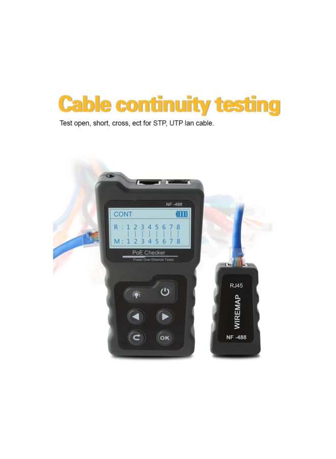 LCD Network Cable Tester Grey/Black - Image 4
