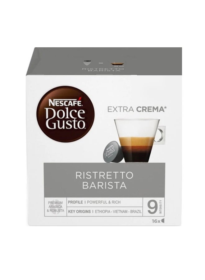 Dolce Gusto 16 Capsules Barista Coffee Ristretto 112grams - Image 1