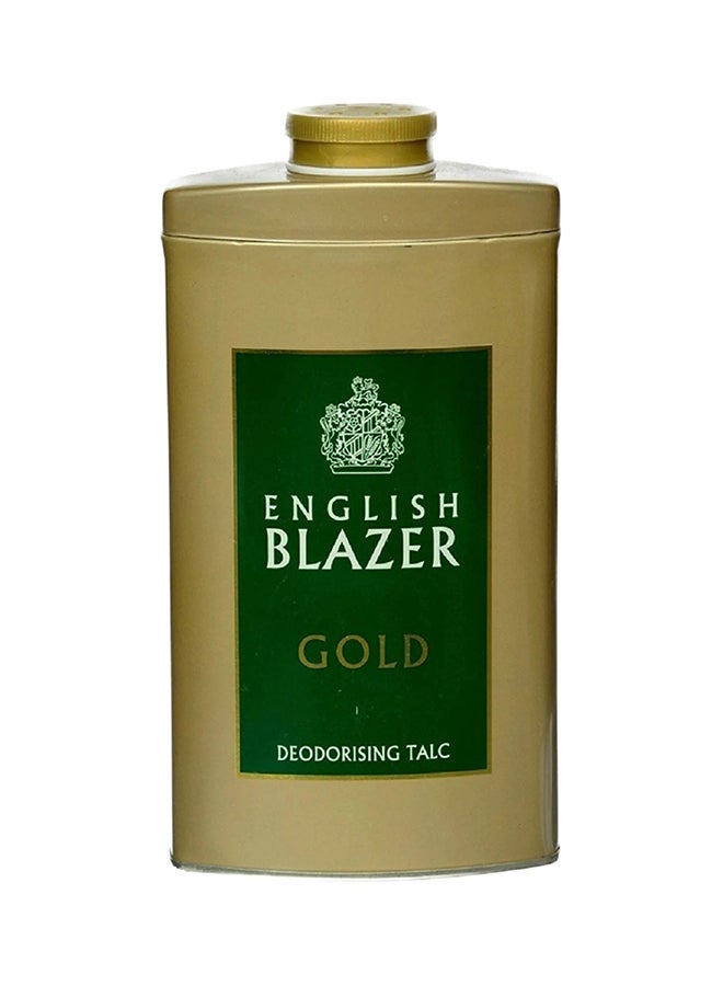 English blazer - Gold Deodorising Talc 150ml - Image 1