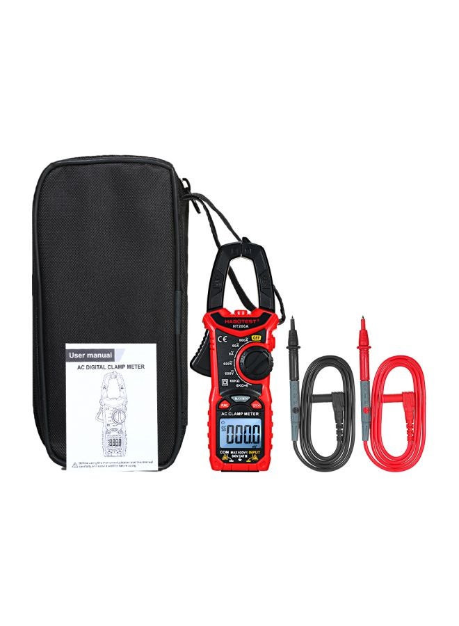 HABOTEST Digital Clamp Meter Black/Red  - Image 5
