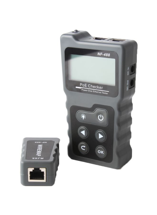 LCD Network Cable Tester Grey/Black - Image 1