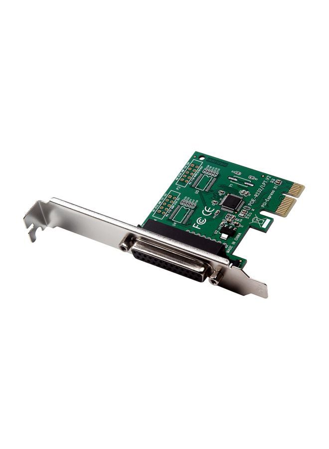 ماركة غير محددة محول من منفذ PCI-E إلى منفذ LPT للطابعات الضريبية أسود/أخضر/فضي  - Image 5