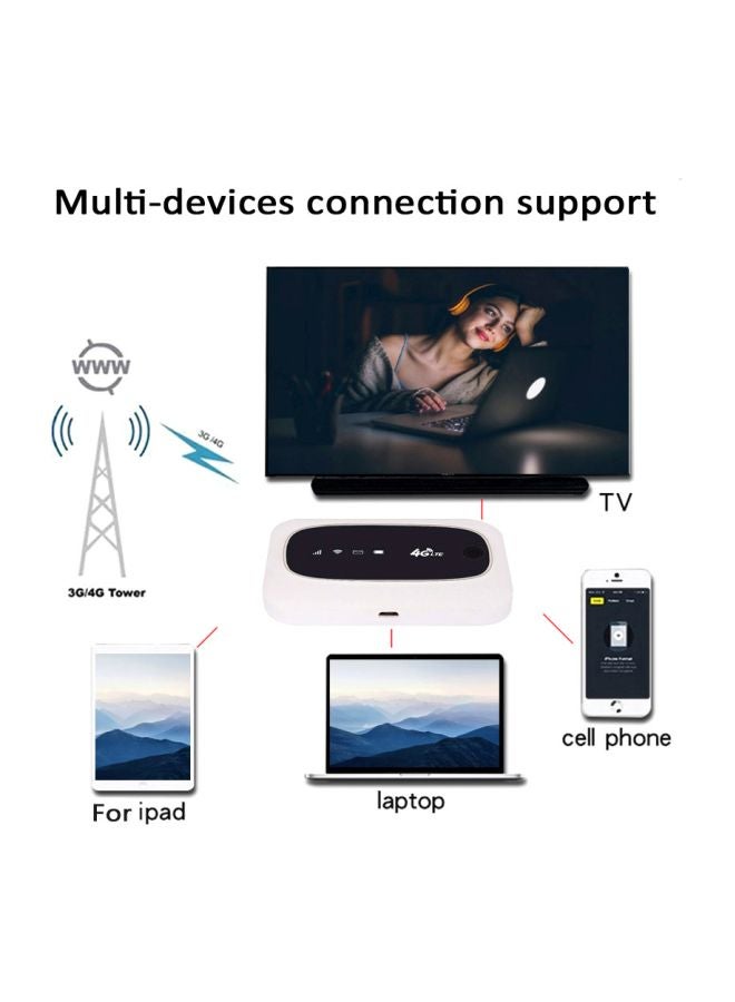 Generic - Portable Hotspot 4G Router White/Black - Image 1