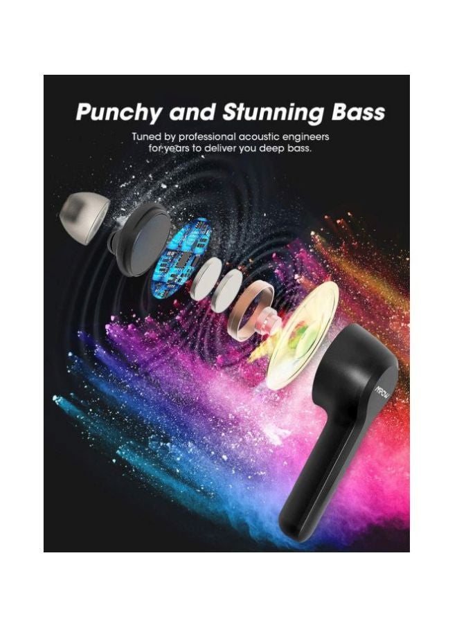Mpow - M9 Waterproof In-Ear Earbuds Black - Image 1