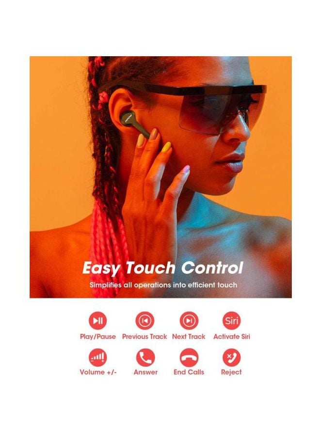 Mpow - M9 Waterproof In-Ear Earbuds Black - Image 1