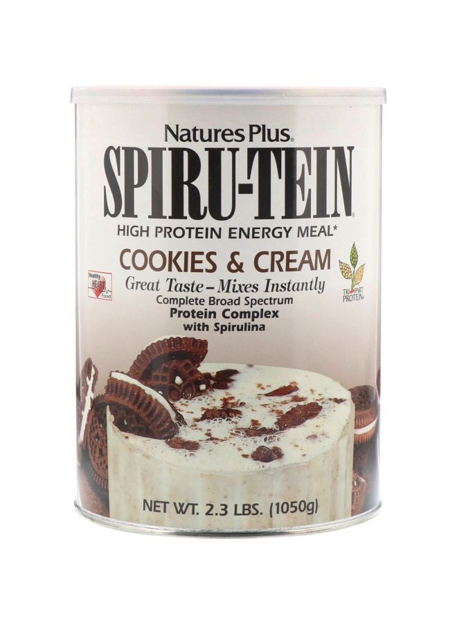 ناتشرز بلاس سبيرو-تين وجبة عالية الطاقة غنية بالبروتين - الكوكيز والكريمة