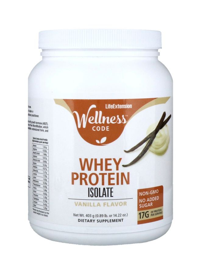 مكمل غذائي ويلنيس كود مركز بروتين مصل اللبن معزول