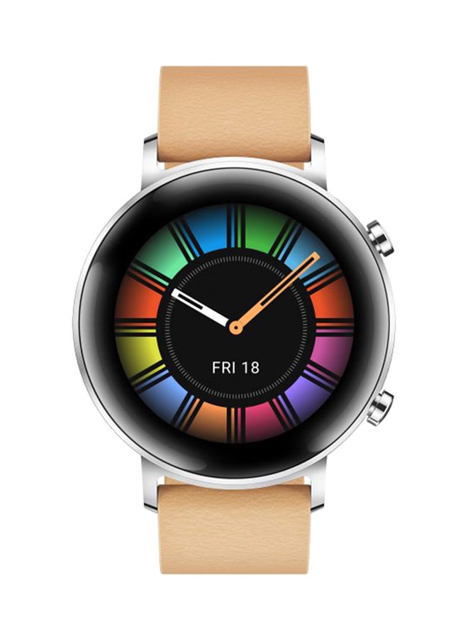HUAWEI GT2 Smartwatch Classic Edition With 15 Sports Modes Gravel Beige  - Image 1