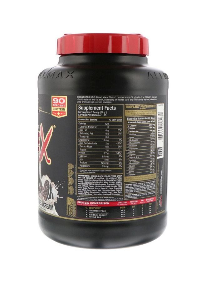 AllMax Nutrition - Isoflex Whey Protein Isolate - Cookies And Cream - Image 1