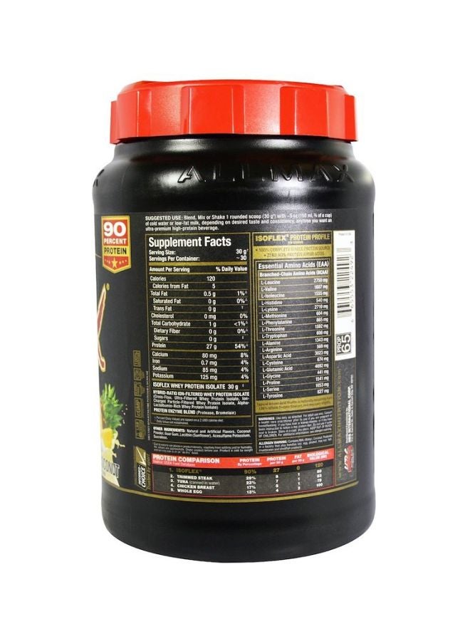 AllMax Nutrition - Isoflex Whey Protein Isolate - Pineapple Coconut - Image 1