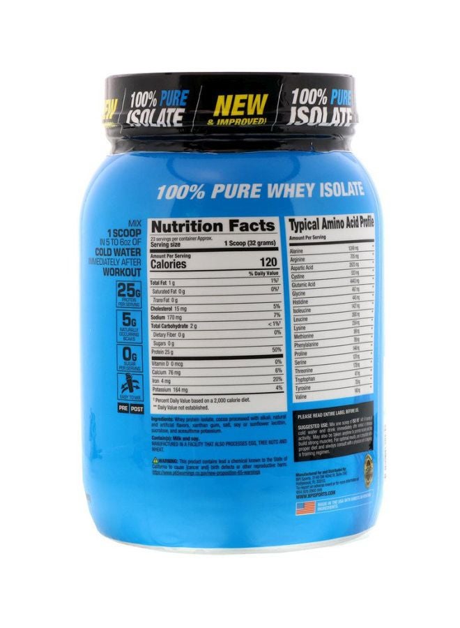 بي بي آي سبورتس بروتين مصل اللبن النقي 100% آيزو إتش دي بنكهة براوني الشوكلاتة - Image 2