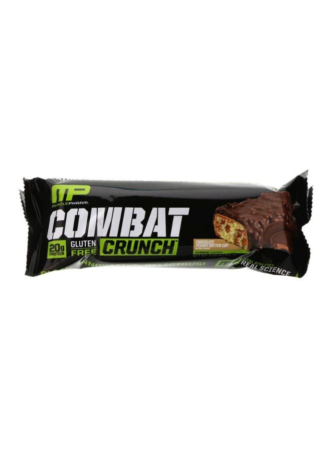 MusclePharm 12-Piece Combat Crunch Chocolate Peanut Butter Cup Protein Bar - Image 1