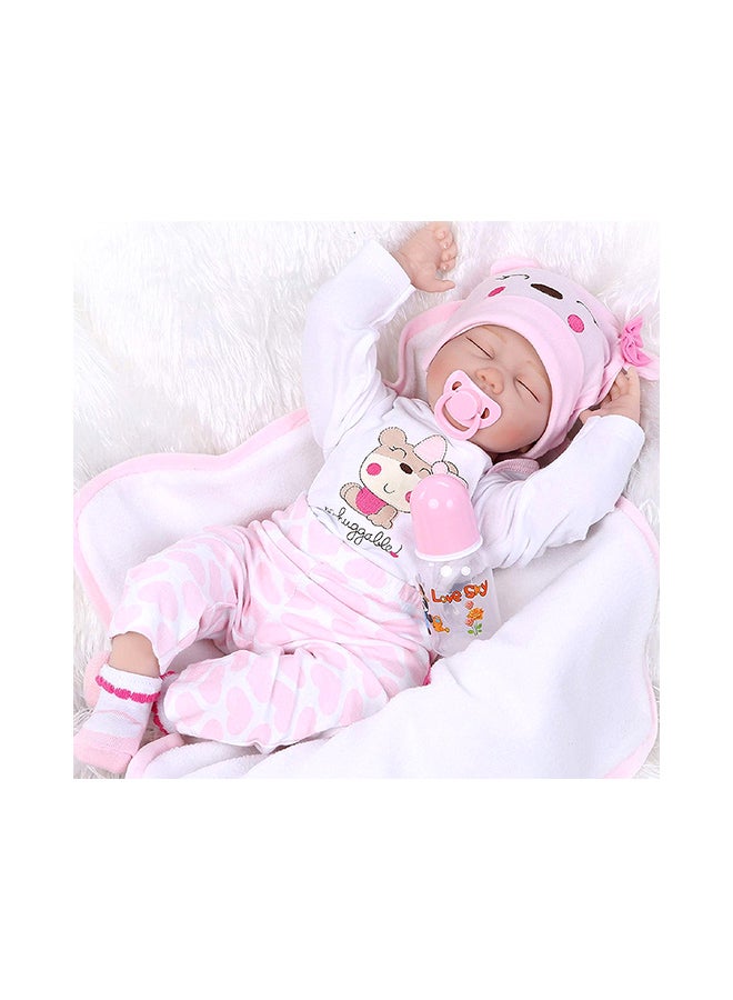 Reborn Sleeping Girl Baby Doll Toy 22inch - Image 2