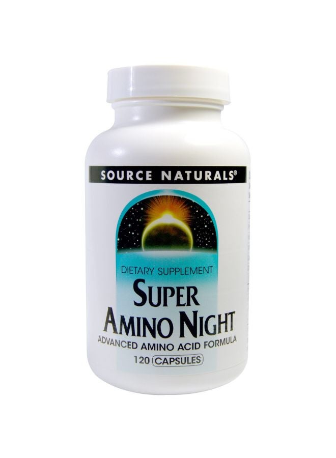 مكمل غذائي super amino night - يحتوي على 120 كبسولة