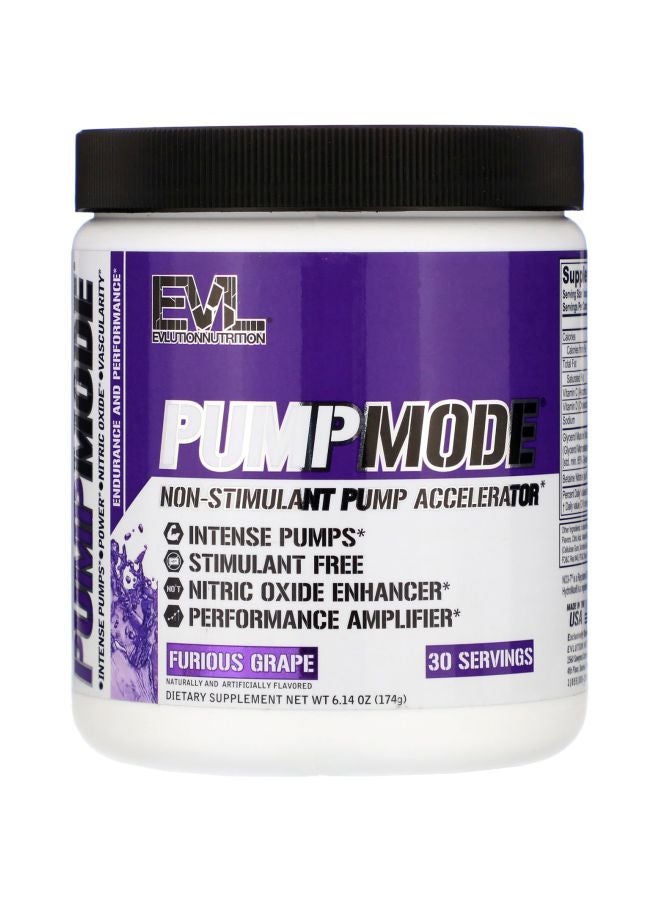 EVLUTION NUTRITION PumpMode Non-Stimulant Pump Accelerator Dietary Supplement