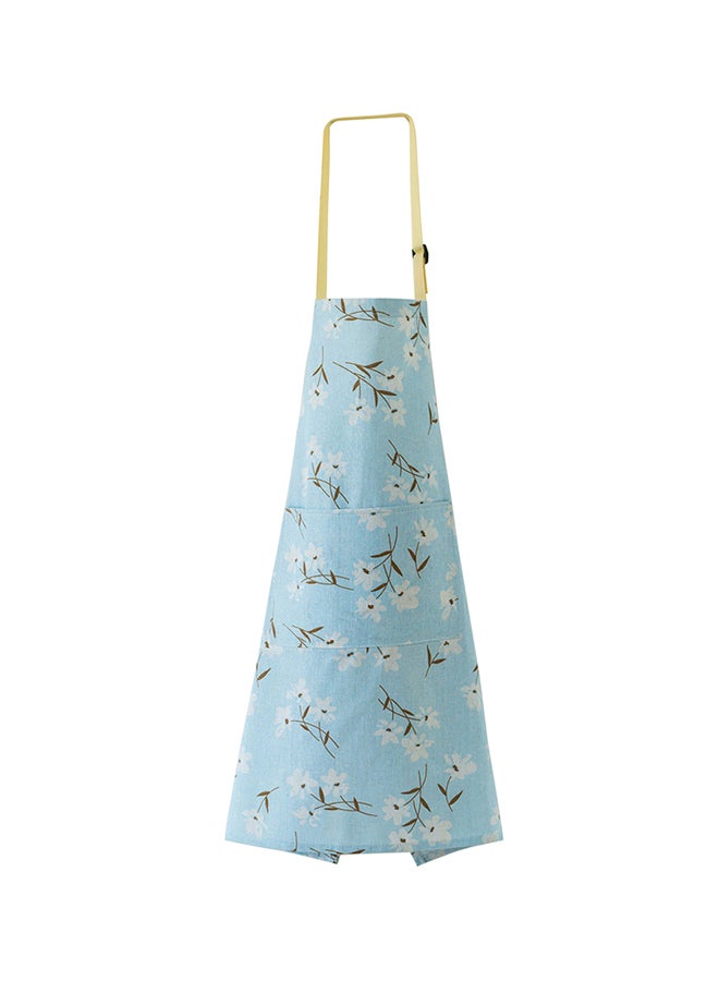 Convenient Pocket Waterproof Kitchen Adult Apron Blue/Black 38x5x30cm  - Image 1