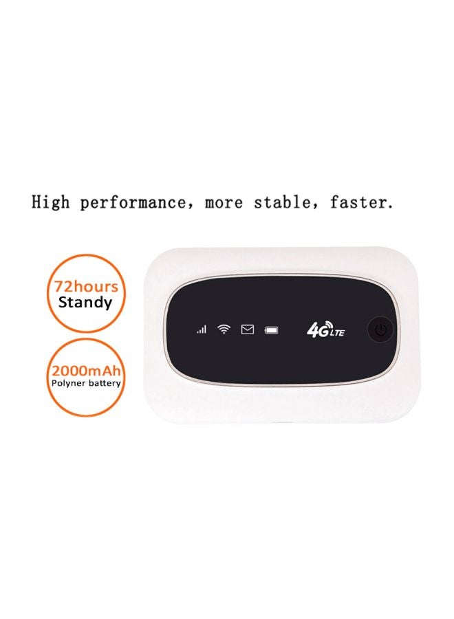 Generic - Portable Hotspot 4G Router White/Black - Image 1