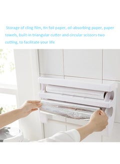 Generic Multifunctional Commodity Shelf Storage for Cling Film Grey 42x13x27cm  - Image 3