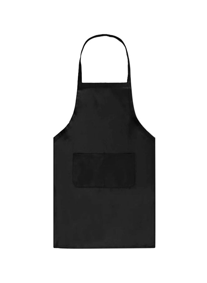 مريلة مطبخ كبيرة بجيب للبالغين أسود 10x5x10سم  - Image 1